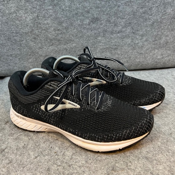 Brooks Revel 3 Running Shoes Black Athletic Sneakers Mens Comfort Size 10.5 - Picture 1 of 11